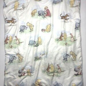 Disney Winnie the Pooh Baby Comforter Vintage Blanket 34" x 41"